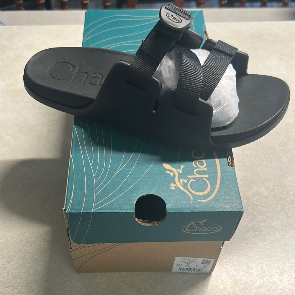 Chaco Kids Black Sandals